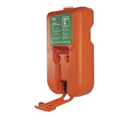 Wandmontierte Augendusche - Optiwash® - Justrite Safety Group - Kunststoff / Tank / für den Innenraum