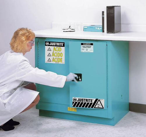 Schrank für Gefahrstoffe - Sure-Grip® EX - Justrite Safety Group - Sicherheit / bodenstehend / Fachböden