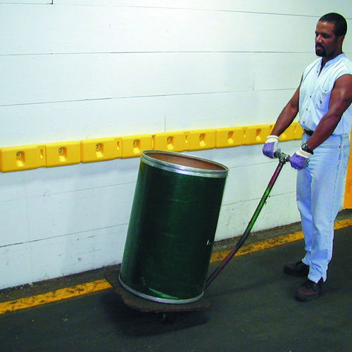 Polyethylen-Mauerschutz - 171WP - Justrite Safety Group - HDPE / gelb