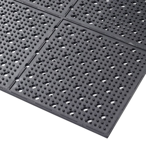 Rutschfeste Matte - T23-BL series - Justrite Safety Group - Anti-Ermüdung / Gummi / für den Innenraum
