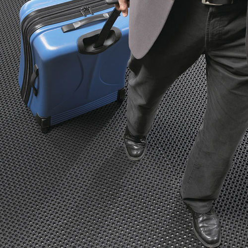 Nicht absorbierende Matte - 599 Oct-O-Flex™ - Justrite Safety Group - modular / Gummi / für hochfrequentierte Bereiche