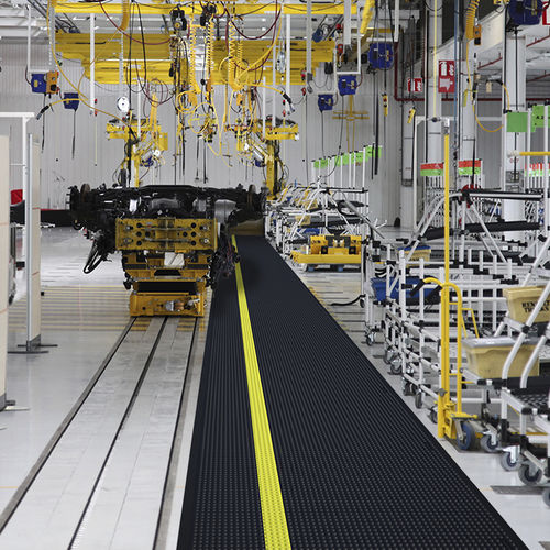 Anti-Ermüdung Matte - Skywalker HD Marking Line&trade; 469 Notrax 5S - Justrite Safety Group - modular / Nitrilkautschuk / gelb