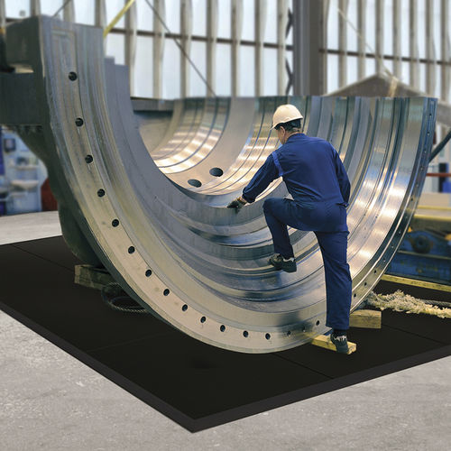 Rutschfeste Matte - Slabmat Carré™ 040 - Justrite Safety Group - modular / Gummi / für Hygieneanwendungen