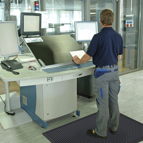 Anti-Ermüdung Matte - 457 Skystep™ ESD - Justrite Safety Group - antistatisch / Luftblasen / Gummi