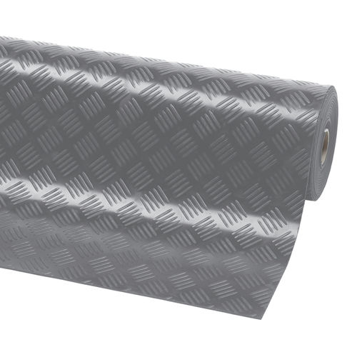 Rutschfeste Matte - 746  Check ‘n’ Roll™ - Justrite Safety Group - Gummi / für den Innenraum / grau