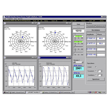 Schwingungsanalyse-Software - µREMUS - SINUS - Engineering / Mess / für Mechanik