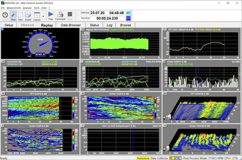 Schwingungsanalyse-Software - SAMURAI™ - SINUS - Tracking