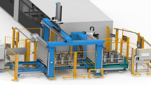 Automatisches Ladegerät / für Teile - Sander Automation