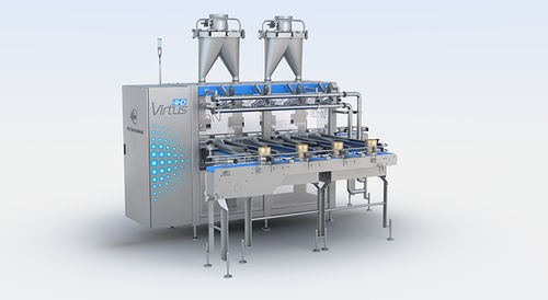 Automatische Füllmaschine - PLF Virtus&trade; - JBT Corporation - Dosen / für Pulver / für die Lebensmittelindustrie