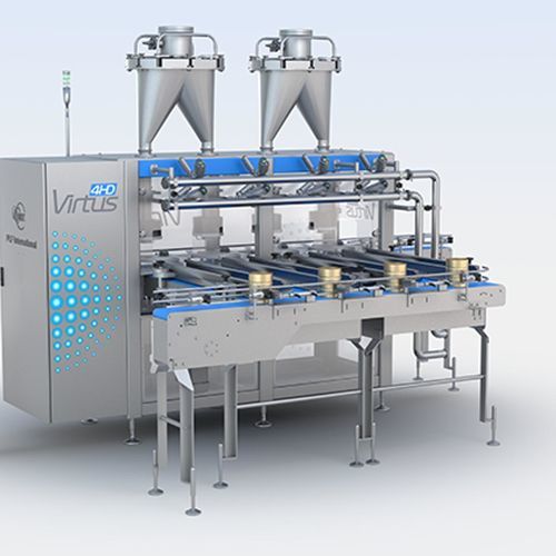 Automatische Füllmaschine - PLF Virtus™ - JBT Corporation - für Kunststoffflaschen / Dosen / für Glasbehälter
