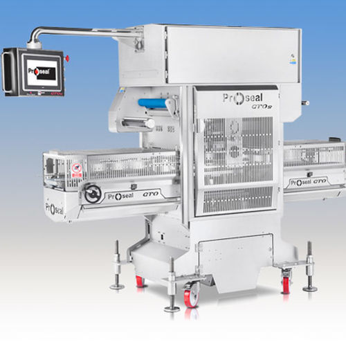 Kontinuierliches Heißsiegelgerät - GT0s - JBT Corporation - automatisch / für vorgeschnittene Öffnungen / Folien