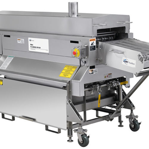 Kontinuierliche Fritteuse - Stein FA-5 - JBT Corporation - deep-fat / Durchlauf / höhenverstellbar