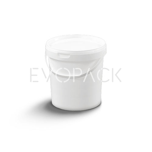 Kunststoffeimer - 80057 - EVOPACK - rund / mit Deckel / mit Griff