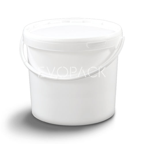 Kunststoffeimer - 80009 - EVOPACK - rund / mit Deckel / mit Griff