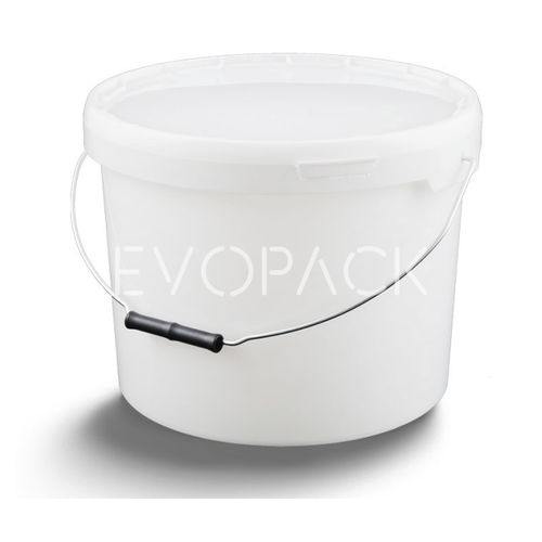 Kunststoffeimer - 80051 - EVOPACK - rund / mit Deckel / mit Griff