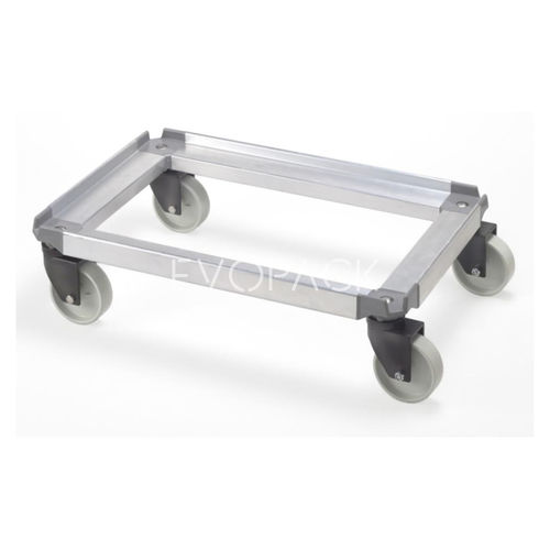 Transportwagen - 91868 - EVOPACK - Aluminium / mit Lenkrolle