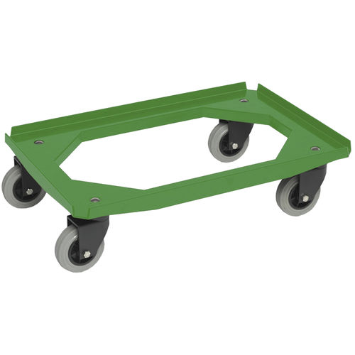 Transportwagen - 91163 - EVOPACK - Edelstahl / mit Lenkrolle