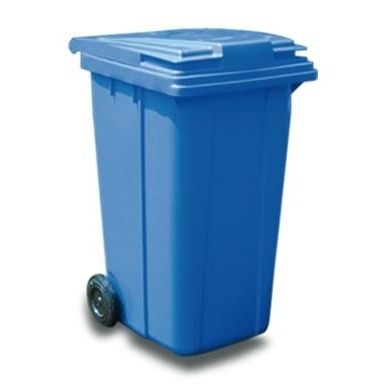HDPE-Müllbehälter - KA-240 - EVOPACK - für Industrieprodukte / mit Deckel / mit 2 Rädern