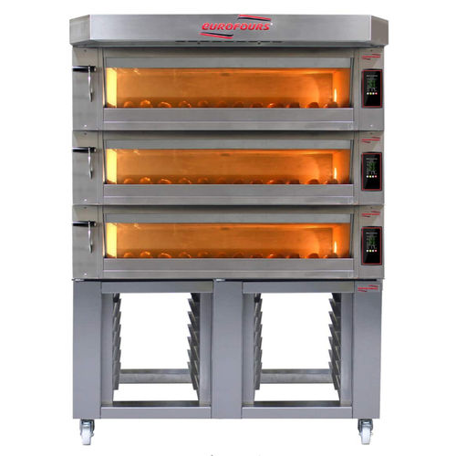 Lebensmittelofen / Mit beweglichem Boden - FSM series - Eurofours - für Brot / Back / für Heizzwecke