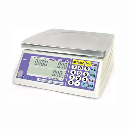 Elektronische Waage - BEP series - KINGSHIP WEIGHING MACHINES CORP. - Laden / mit LCD-Display / 110 V