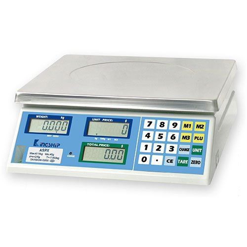 Plattformwaage - ASPX Series - KINGSHIP WEIGHING MACHINES CORP. - elektronisch / Laden / Kilogramm