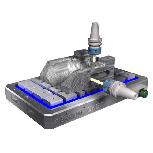 Elektropermanent-Magnetspannplatte - SQ FM EPMT series - Femag Engineering Machinery Industry Ltd. - rechteckig / zum Fräsen / für Bearbeitungszentrum