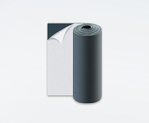 Dämmstoff für Luftkanal - BRINNER - aus Elastomerschaum / Mineralwolle / selbstklebend