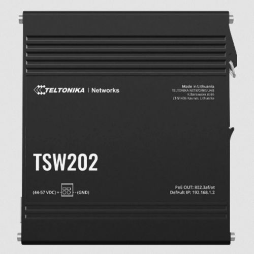 Ethernet-Switch / managed - TSW202 - Teltonika Networks - 8 Ports / Gigabit-Ethernet / PROFINET