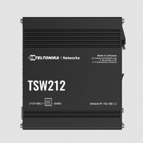 Ethernet-Switch / managed - TSW212 - Teltonika Networks - 8 Ports / Netzwerkschicht 2 / Gigabit-Ethernet
