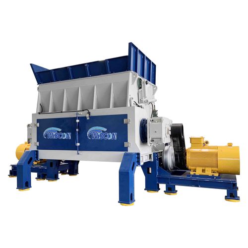 Primär-Schredder - M series - Wiscon envirotech Inc - Einwellen / für Karton / Fest- und Schüttabfall
