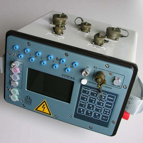 Messinstrument / spez. Widerstand - Syscal Pro switch  - Iris Instruments - induzierte Polarisation / Aufladbarkeit / Salzgehalt
