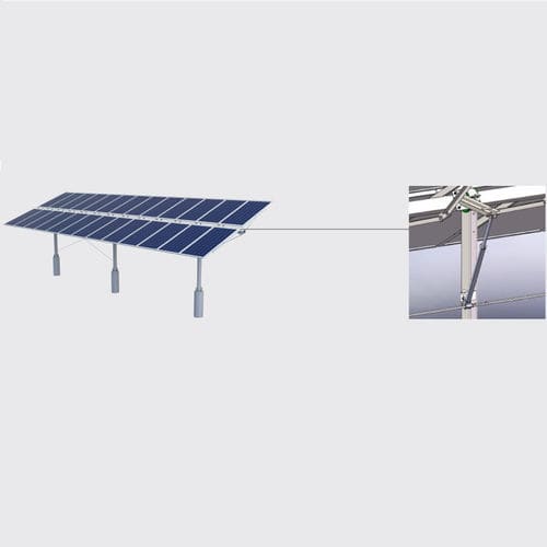 Manuell einstellbarer Solar-Tracker - Arctech Solar - festinstalliert / Photovoltaik