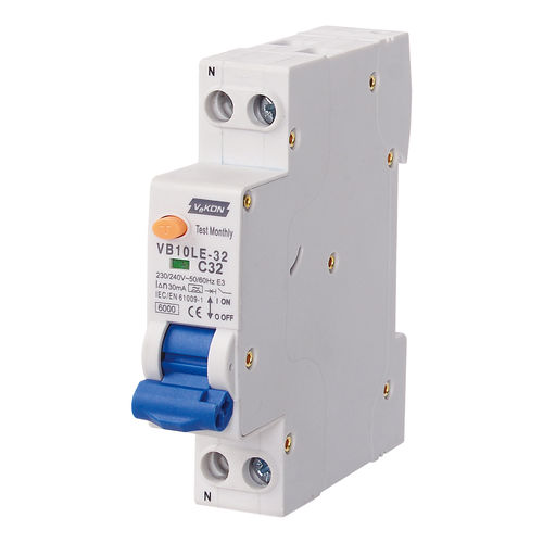 Fehlerstromschutzschalter für Überspannungsschutz - VB10LE-32  - ZHEJIANG VEKON TECHNOLOGY CO.,LTD - Kurzschluss / Überlast / AC
