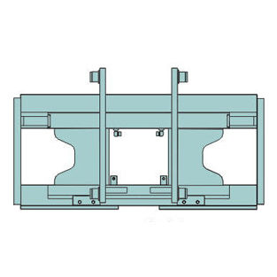 Seitenschieber mit integriertem Zinkenverstellgerät für Gabelstapler - ZC series - Anqing Liandong Engineering Trucks Attachments Co., Ltd