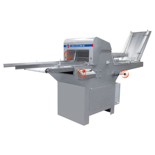 Automatische Brotschneidemaschine für die Industrie - DG 45 - Rego Herlitzius GmbH - mit Schneidscheibe