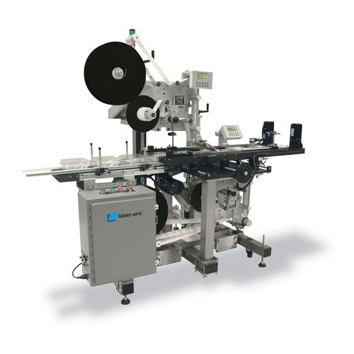 Automatische Etikettiermaschine - HBS-Clamshell - Label Aire - für Verpackung / zur Oberseitenetikettierung / mit hoher Drehzahl