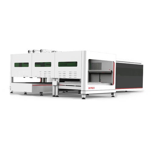 Schneidemaschine mit automatischem Be- und Entladen - DXTECH CNC Machine Co., Ltd. - Laser / für Edelstahl / für Blech