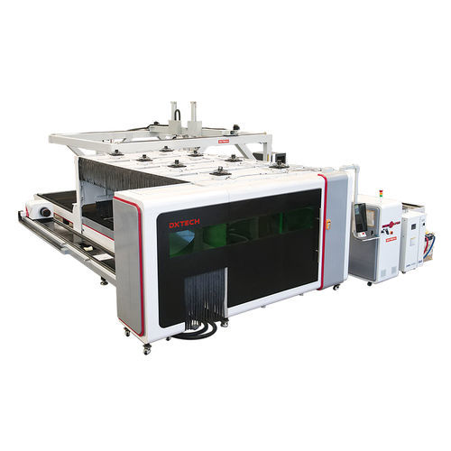 Faserlaser-Schneidemaschine - 2040SP6T220 - DXTECH CNC Machine Co., Ltd. - für Edelstahl / für Karbonstahl / für Blech