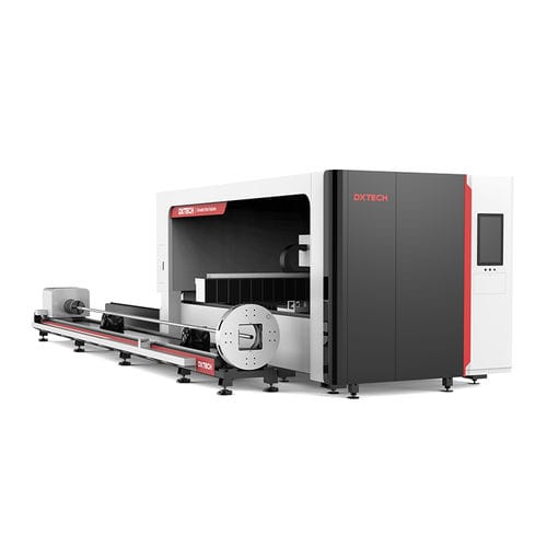 Faserlaser-Schneidemaschine - SLT series - DXTECH CNC Machine Co., Ltd. - für Aluminium / für Edelstahl / für Karbonstahl