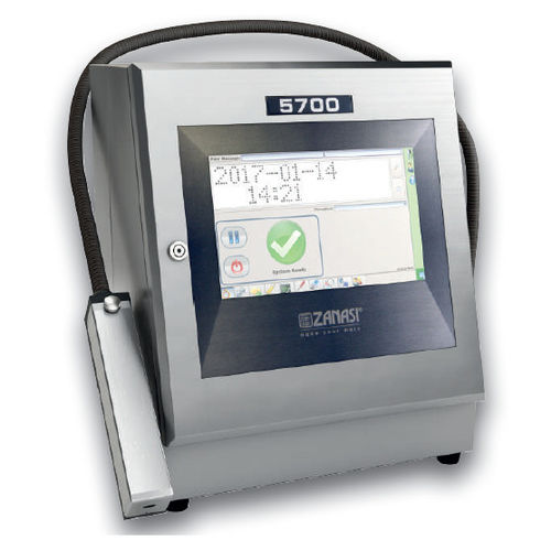 Continuous-Inkjet-Markiermaschine - Z5700 - Zanasi - integrierbar / kompakt / Barcode