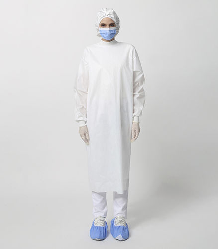 Arbeitskittel - M-IG 0040 - BioBlocked - chemikalienbeständig / Stoff / für Hygienearbeiten