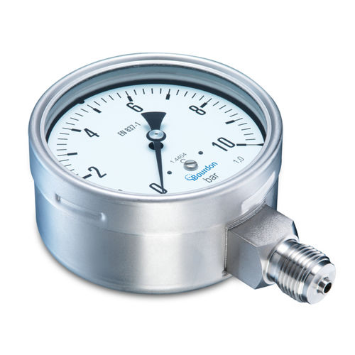 Absolutes Manometer - MEX5 - Bourdon - analog / für Schalttafelmontage / Edelstahl