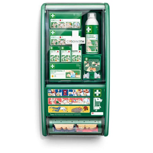 Erste-Hilfe-Schrank - 51011026 - Cederroth - wandmontiert / Kunststoff