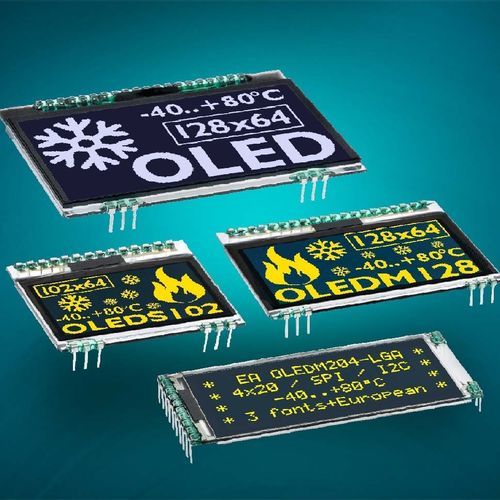 Displaymodul mit Touchscreen - EA OLED series - DISPLAY VISIONS GmbH - kapazitive Projektionstechnologie / OLED / PMOLED