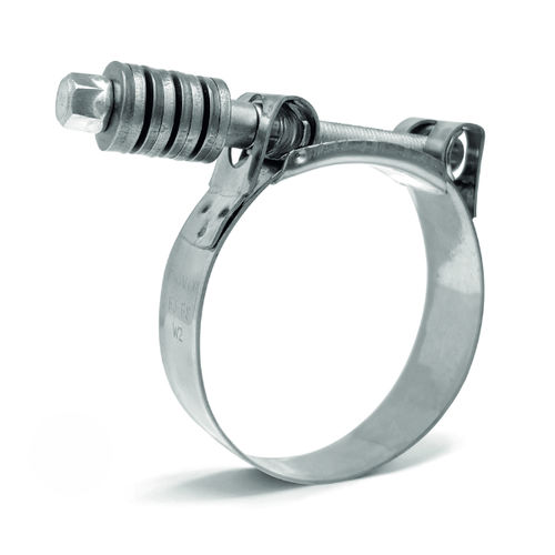 Edelstahl-Schlauchschelle - Supra CT - MIKALOR - mit Drehzapfen / Band / Hochleistung