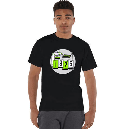 T-Shirt / Arbeit - Est. 1925 - Shure - Baumwolle / unisex / schwarz