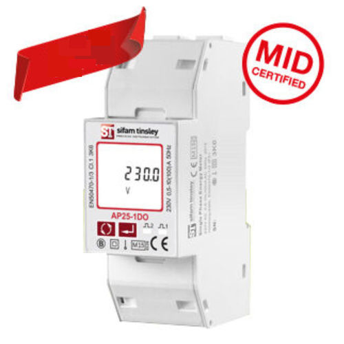 Einphasiger Leistungsfaktor-Monitor - AP25-1DO - Sifam Tinsley