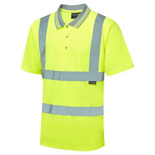 Warnschutz-Polohemd - EHV03 - Supertouch - Arbeit / mit UV-Schutz / aus recyceltem Polyester