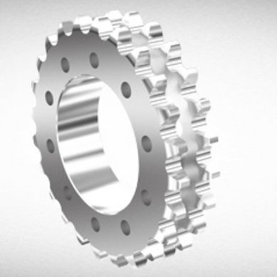 Ketten-Kettenrad - 05B-1/2	 - Tecnamic - gerade verzahnt / Einzel / doppelt