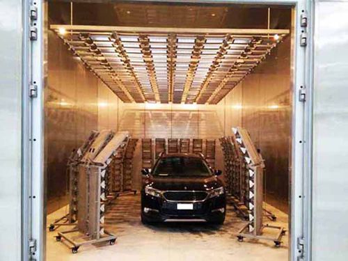 Umweltprüfkammer - STS-SSTC - Shinewell Test Solutions Limited - Sonnenlicht-Simulation / für Fahrzeuge / vertikal